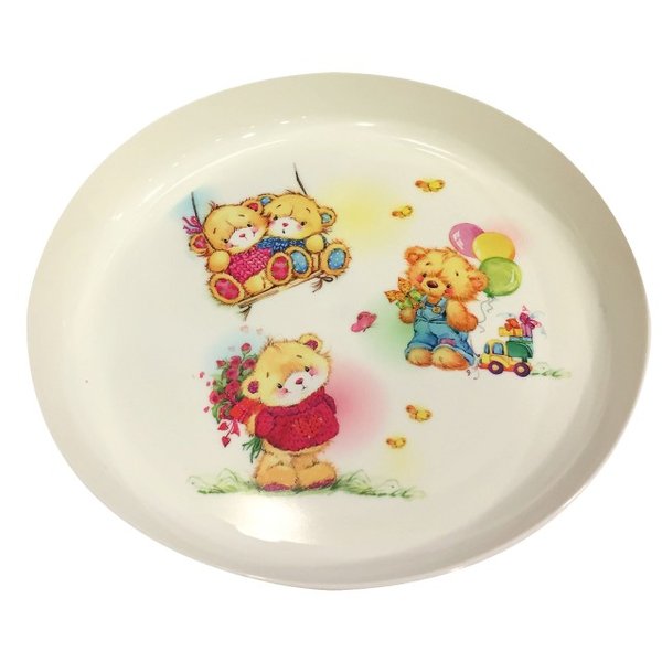 Тарелка суповая детская Bears 18см 450мл пластик