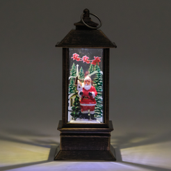 Фонарь светодиодный Санта Клаус 13х5см, SYSZB- 5325033