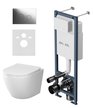 Комплект системы инсталляции AM.PM Ergofit IS110151.801900 с унитазом Like Aquaspin c клавишей L хром