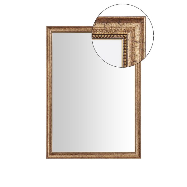 Зеркало в раме 60х90 коричневый