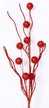 Ветка декоративная 71х7см красный SYSDH-A3025167