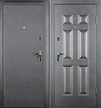 Дверь входная Дорэко-6 металл антик серебрянный 950х2050мм правая