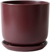Горшок керамический Бургунди d22см h19см v5,4л, цилиндр, бордо