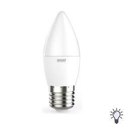 Лампа Gauss Elementary Свеча 10W 750lm 4100K E27 LED 1/10/100