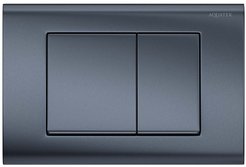 Панель смыва для инсталляций Aquatek KDI-0000033 оружейная сталь матовая (клавиши квадрат)