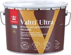 Краска для деревянных фасадов Tikkurila VALTTI ULTRA матовая База A (9л)