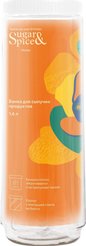 Банка для сыпучих продуктов Sugar&Spice Корица 1.6л пластик, белый