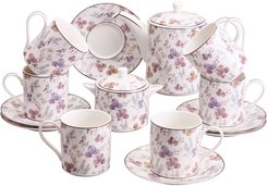 Набор чайный Lefard Blossom на 6 персон 14 предметов фарфор