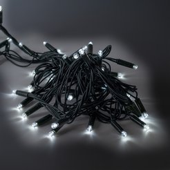 Электрогирлянда Нить внешняя 10м 100LED,холодный белый С11-100CW