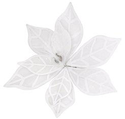 Украшение елочное Magic Time Цветок со светодиодной подсветкой 28x28x18см арт.92406