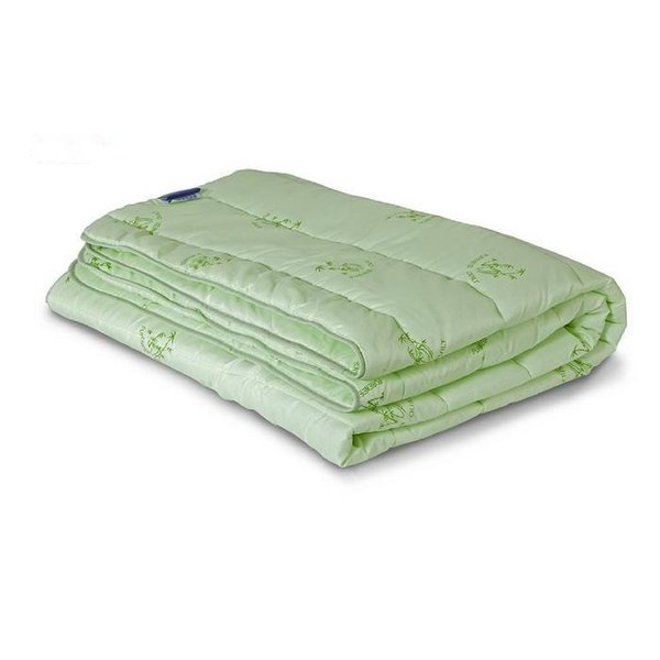 Одеяло 200х220 Бамбук стеганное окантованное легкое