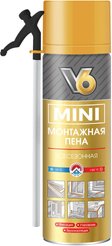 Пена монтажная бытовая V6 MINI всесезонная (360г)