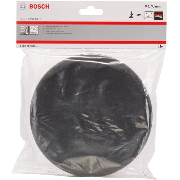 Губка полировальная Bosch 170мм мягкая