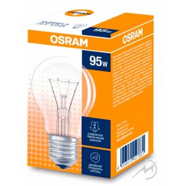 Лампа накал.Osram Classic A CL 95W 230V E27