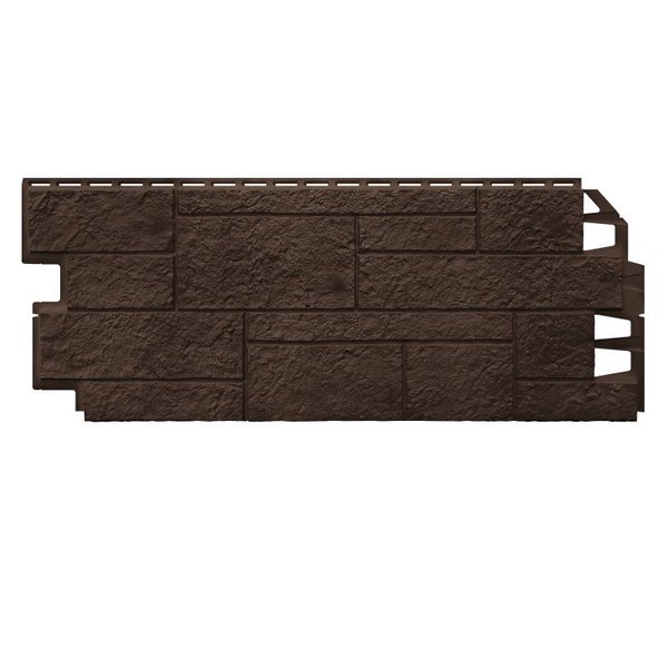 Панель фасадная песчаник темно-коричневый ТН ОПТИМА