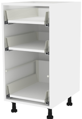 Корпус шкафа напольный для 3-х ящиков Микс 40х82х51см Белый