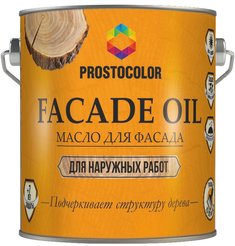 Масло для Фасада PROSTOCOLOR Полуматовое Бесцветное (2,2л)