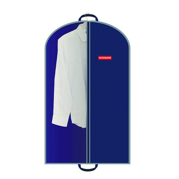 Чехол-сумка д/одежды Hausmann Monocolor 60х100см ПВХ синий