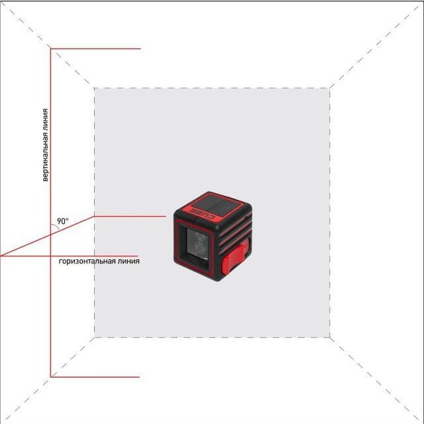 Уровень лазерный ADA Cube Basic Edition,дальность до 20м