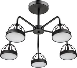 Люстра светодиодная 78W Ritter MATTINO 51594 8 черный с пультом ДУ