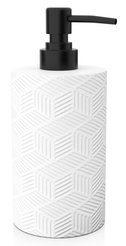Дозатор для жидкого мыла DELICATE WHITE белый, полирезин