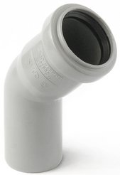 Отвод канализационный Pro Aqua Comfort 110x45°