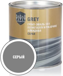 Грунт-эмаль по ржавчине 3в1 СТАНДАРТ серая(2,5кг)
