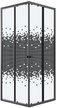 Ограждение душевое Niagara Eco NG-1009-14QBLACK (90х90х190) квадрат,раздвижное,черный,стекло мозаика,1 место