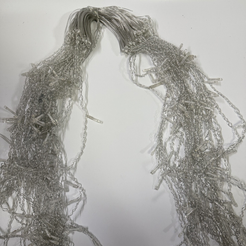 Электрогирлянда внешняя Занавес Водопад 2х2,4м 640LED IP44, холодный белый, с коннектором, прозрачный кабель