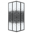 Ограждение душевое Niagara Eco NG-1008-14QBLACK (80х80х190) квадрат,раздвижное,черный,стекло мозаика,1 место