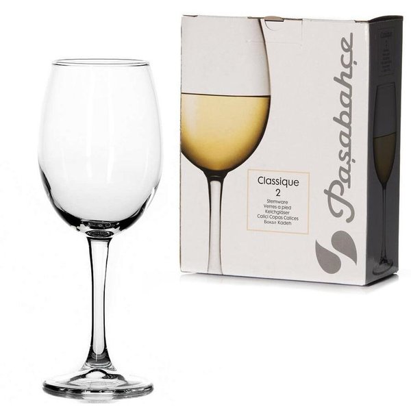 Набор бокалов д/белого вина Pasabahce Classique 360мл 2шт стекло
