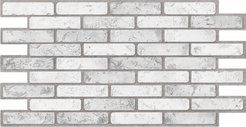 Панель ПВХ декоративная Кирпич светлый 498х971мм