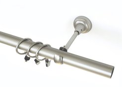 Карниз кованый одинарный Qually Серебро 160см А