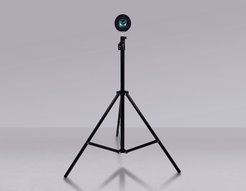 Лампа атмосферная светодиодная настольная с пультом DE8387 BK черный LED RGB 3W (ПДУ RGB)