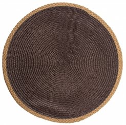 Салфетка сервировочная Domenik Placemat Jute 38см коричневый полипропилен