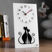 Часы настольные Коты 22х13см, белый  2643192