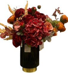 Композиция из искусственных цветов Осенние краски 50см