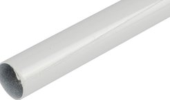 Направляющая D16 2,4м белый матовый