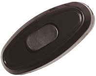 Выключатель проходной для бра черный