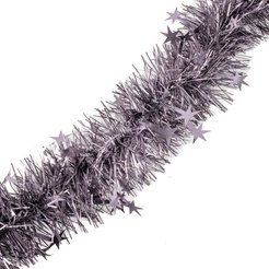 Мишура 6 слоёв 9-11х200см матовый серый SYMTB-1622227