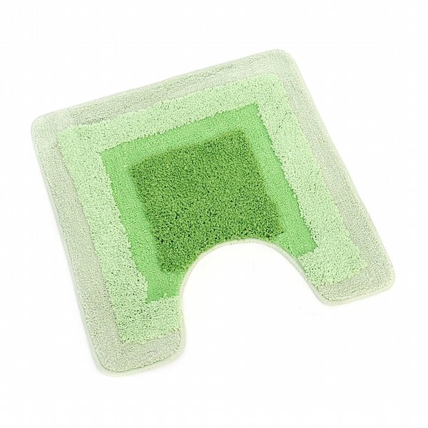 Коврик для туалета 50х50см Belorr зеленый, микрофибра