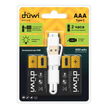 Аккумулятор ААА duwi USB-С 4шт 62013 6