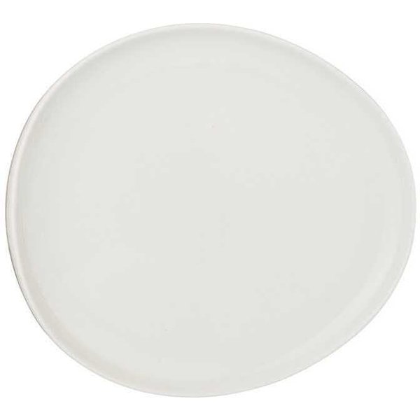 Тарелка обеденная Bronco Fusion 27х25см белый, фарфор
