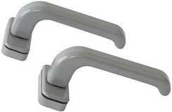 Ручка для алюминиевых дверей серая (упак)