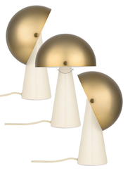 Светильник настольный ARTSTYLE HT-909MGBG E27 бежевый/золото металл