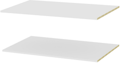 Полка д/шкафа Рум 96,8х1,6х57,6см ЛДСП Белый 2шт