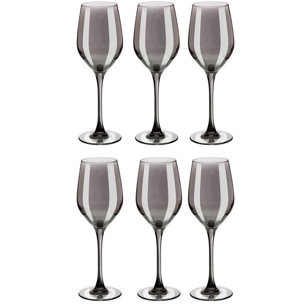 Набор бокалов д/белого вина Luminarc Celeste Сияющий графит 270мл 6шт стекло