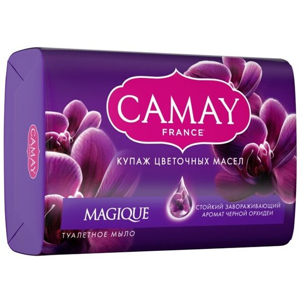 Мыло туалетное Camay Magique 85г Черная орхидея