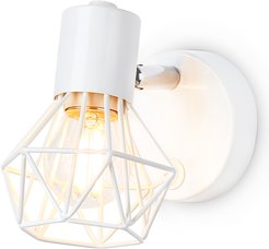 Спот с выключателем TR8626 WH/CH белый/хром E27 max 40W 115х91х150