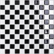 Мозаика Tessare 30,0х30,0х0,4см стекло черно-белый шт(HJM06)